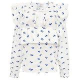 Liberté LIBERTE dam blus HEATHER 22165 Blouse WHITE BLUE CHERRY