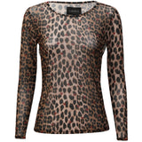 Liberté LIBERTÉ dam blus MESH Blouse LUX LEO BORDEAUX HEART