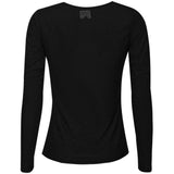 Liberté LIBERTÉ dam blus MESH Blouse BLACK SILVER DIAMOND DOT
