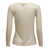 Liberté LIBERTÉ dam blus MESH Blouse CREME DIAMOND DOT