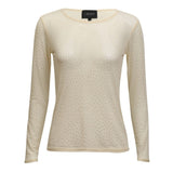 Liberté LIBERTÉ dam blus MESH Blouse CREME DIAMOND DOT