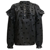 Liberté LIBERTÉ dam blus TIA Blouse BLACK HEART