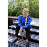 Liberté LIBERTÉ dam blus TIA Blouse Cobolt Blue Black Heart