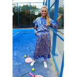 Liberté LIBERTÉ dam kjol TIA 22174 Restudsalg COBOLT BLUE MIX