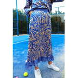 Liberté LIBERTÉ dam kjol TIA 22174 Restudsalg COBOLT BLUE MIX