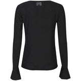Liberté LIBERTÈ dam mesh LS Blouse BLACK BLACK DIAMOND DOT
