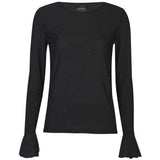 Liberté LIBERTÈ dam mesh LS Blouse BLACK BLACK DIAMOND DOT