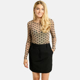 Liberté LIBERTÈ dam nät LS Blouse SAND HEART