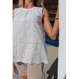 Liberté LIBERTÉ dam topp BRODY Top White