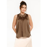 Liberté LIBERTÉ dam topp PIP Top Brown