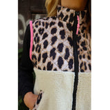 Liberté LIBERTÉ dam väst TEDDY 22173 Vest BIG LUX LEO