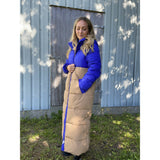 LULULIA LULULIA dam Clara Lång Puffer Jacket Tigers Eye