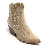 SHOES Jacqueline dam cowboyboots 9676A Restudsalg Kaki