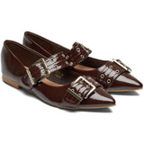 SHOES Livia dam ballerinaskor 9725 Shoes Brown