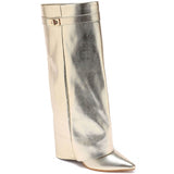 SHOES Luc Dam folded boots 8623A Shoes Gold