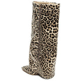 SHOES Luc Dam folded boots 8623A Shoes Leopard