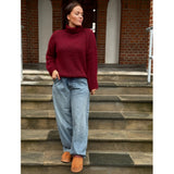 LULULIA Lululia Dame Strik LuBenedikte 8171 Knit Wine9535