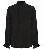 LULULIA Lululia dam blus LuEllen 5897 Shirt Black