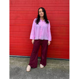 LULULIA Lululia dam byxor LuChloe 62671/1 Pant Vino