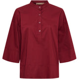 MARTA DU CHATEAU Marta Du Chateau Dam Blus MdcGinger 8627 Blouse Bordeaux