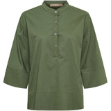 MARTA DU CHATEAU Marta Du Chateau Dam Blus MdcGinger 8627 Blouse Military