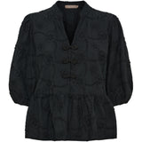 MARTA DU CHATEAU Marta Du Chateau Dam Blus MdcSafiya Blouse Black