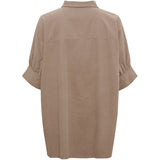 MARTA DU CHATEAU Marta Du Chateau Dam Skjorta MdcKaori 86250V Shirt Tortora82751