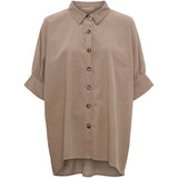 MARTA DU CHATEAU Marta Du Chateau Dam Skjorta MdcKaori 86250V Shirt Tortora82751