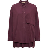 MARTA DU CHATEAU Marta Du Chateau Dam Skjorta MdcLisandra Shirt Bourgogne78003
