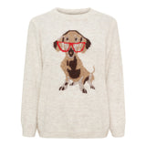 MARTA DU CHATEAU Marta Du Chateau Dam Stickat MdcCoraline 9852 Knit Beige Melange