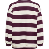 MARTA DU CHATEAU Marta Du Chateau Dam Sweatshirt MdcNerina Sweatshirt Bordeaux/Pink