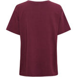 MARTA DU CHATEAU Marta Du Chateau Dam T-Shirt MDCINGE T-shirt Bordeaux
