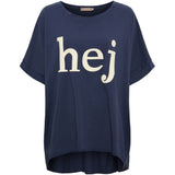 MARTA DU CHATEAU Marta Du Chateau Dam T-shirt MdcJunia T-shirt Navy/Offwhite