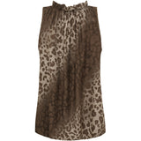 MARTA DU CHATEAU Marta Du Chateau Dam topp MDCLUCINA Top Brown
