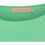 MARTA DU CHATEAU Marta Du Chateau dam stickad Dagmar 5001 Knit Green Fluo