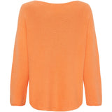 MARTA DU CHATEAU Marta Du Chateau dam stickad Dagmar 5001 Knit Orange Fluo