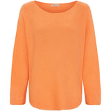 MARTA DU CHATEAU Marta Du Chateau dam stickad Dagmar 5001 Knit Orange Fluo