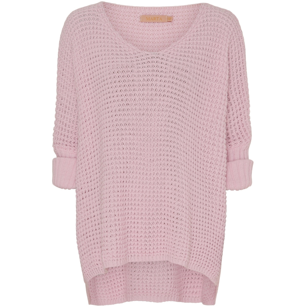 Marta Du Chateau dam stickad MdcSia - Rosa2065