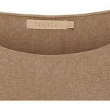 MARTA DU CHATEAU Marta Du Chateau dam stickad MdcSia Knit Camel
