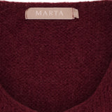 MARTA DU CHATEAU Marta Du Chateau dam väst MdcMarlene 5114 Vest Bordeaux