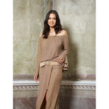 MARTA DU CHATEAU Marta Du Chateau dam blus mdcAlexandra 6139 Blouse Camello