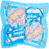 MARTA DU CHATEAU Marta du Chateau Dam Scarf MdcEliane FA-Scarf Scarf Blue176