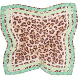 MARTA DU CHATEAU Marta du Chateau Dam Scarf MdcEliane FA-Scarf Scarf Green Leo