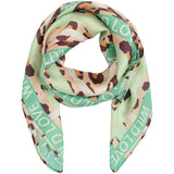 MARTA DU CHATEAU Marta du Chateau Dam Scarf MdcEliane FA-Scarf Scarf Green Leo