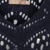 MARTA DU CHATEAU Marta du Chateau Dam Stickad MdcNieve 65033 Knit Blue9537