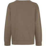 MARTA DU CHATEAU Marta du Chateau Dam Sweatshirt MdcAnnemette J-639 Sweatshirt Fango