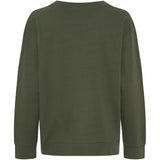 MARTA DU CHATEAU Marta du Chateau Dam Sweatshirt MdcAnnemette J-639 Sweatshirt Military