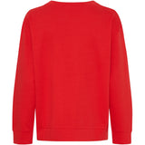 MARTA DU CHATEAU Marta du Chateau Dam Sweatshirt MdcAnnemette J-639 Sweatshirt Red