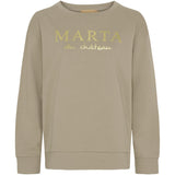MARTA DU CHATEAU Marta du Chateau Dam Sweatshirt MdcAnnemette J-639 Sweatshirt Sand