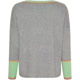 MARTA DU CHATEAU Marta du Chateau Dam Sweatshirt MdcRachelle 6575/B Sweatshirt Grigio/Verde